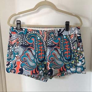 J. Crew Paisley Shorts